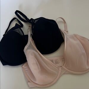 Soma bras navy and pink 34DD never worn lot of 2